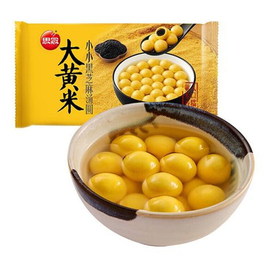 思念大黄米小小黒芝麻湯圓300g 思念大黄米小小黑芝麻汤圆