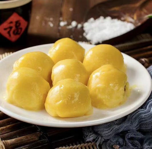 黄米面熟粘豆包 38g*12个 黄米粘豆包 东北粘豆包