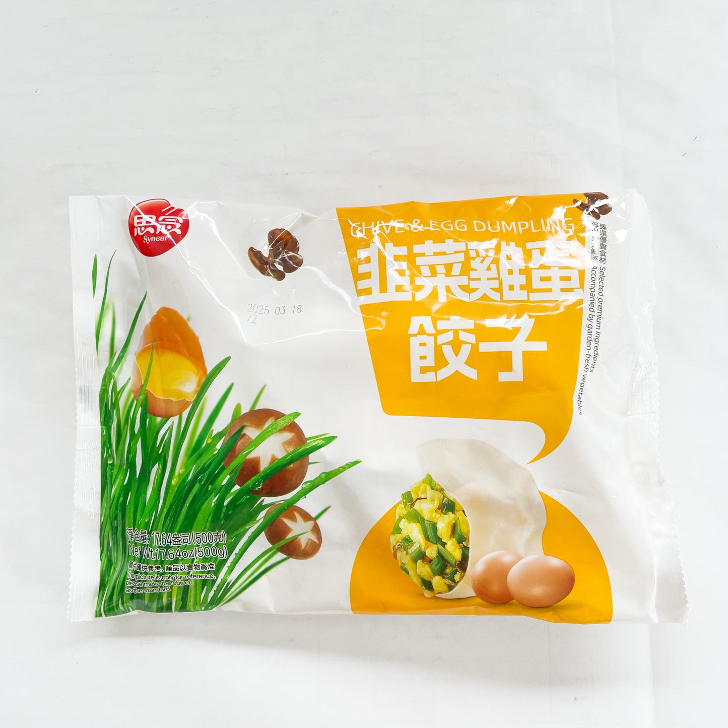 思念 韭菜鶏蛋水餃500g 思念韭菜鸡蛋水饺