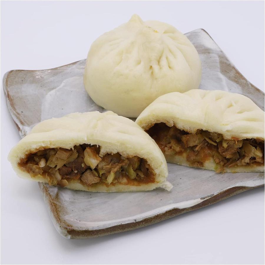 手作り醤肉包子(2入)300g 酱肉包菜包子 手工制作酱肉包子 新品尝鲜价588原价654