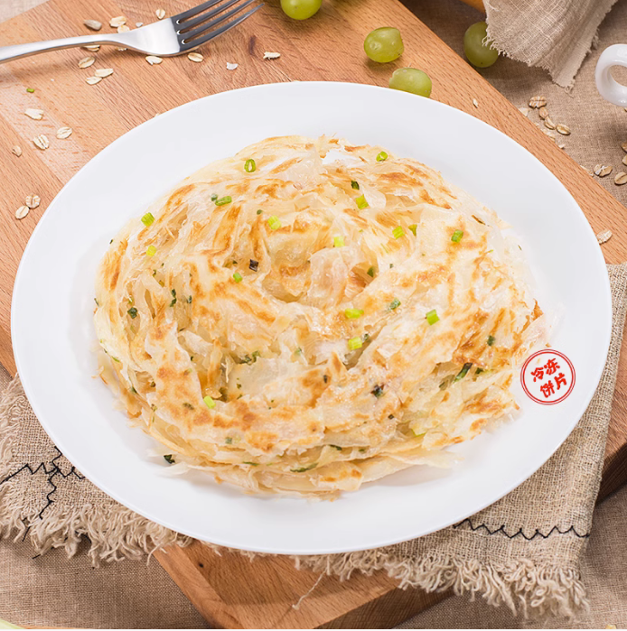 粮全其美葱香手抓饼400克(内含5片) 中国パンケーキ 葱油饼周杰伦代言