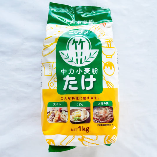 nippn たけ 中力小麦粉 1kg新品特价349 ニップン 中力小麦粉 たけ 1Kg 小麦面粉