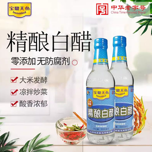 宝鼎天魚 精酿白醋500ml 宝鼎天鱼 精酿白醋
