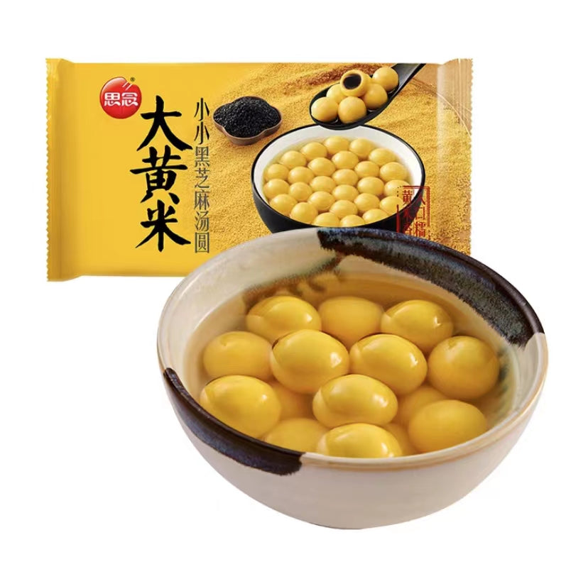 思念大黄米小小黒芝麻湯圓300g 思念大黄米小小黑芝麻汤圆