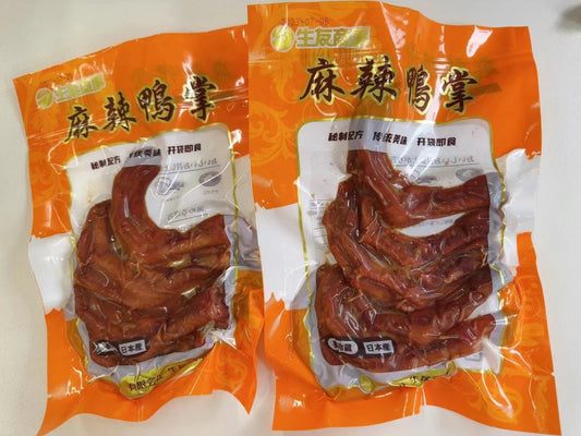 生友 麻辣鴨爪 6个/袋 日本国内制作 保质期约10~15天 麻辣鸭爪 麻辣鸭掌