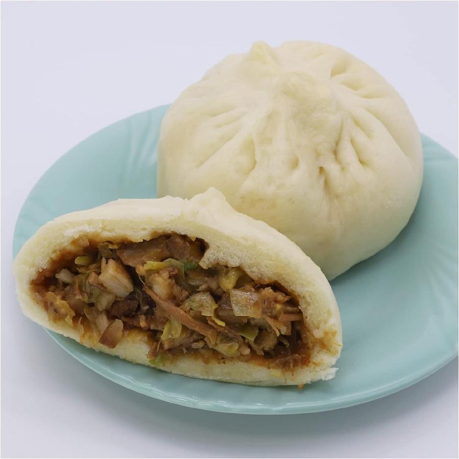 手作り醤肉包子(2入)300g 酱肉包菜包子 手工制作酱肉包子 新品尝鲜价588原价654