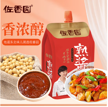 佐香园熟醤450g 佐香园熟酱450g 新品特价333 黄豆酱