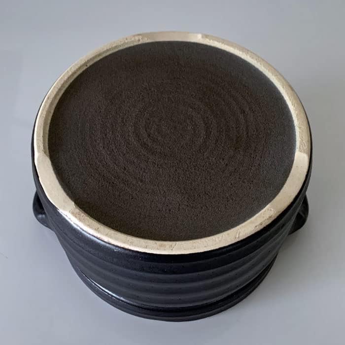 黒釉メタルIH 3合炊ご飯釜 IH対応 萬古焼 炊飯土鍋 直火OK 発熱セラミック 1001-18395