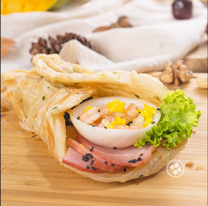 粮全其美葱香手抓饼400克(内含5片) 中国パンケーキ 葱油饼周杰伦代言