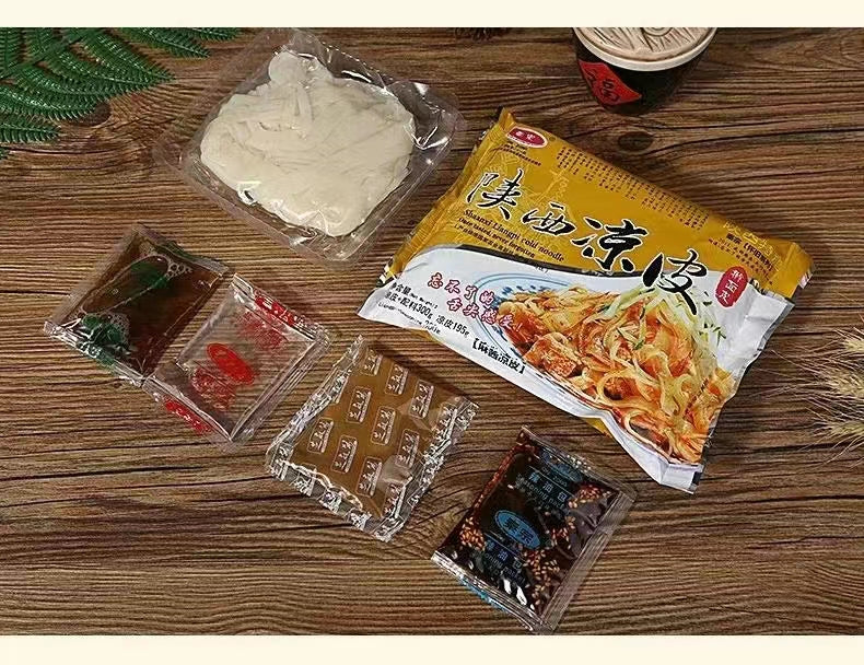 陝西凉皮麻醤味 186g*3袋 陕西凉皮麻酱味