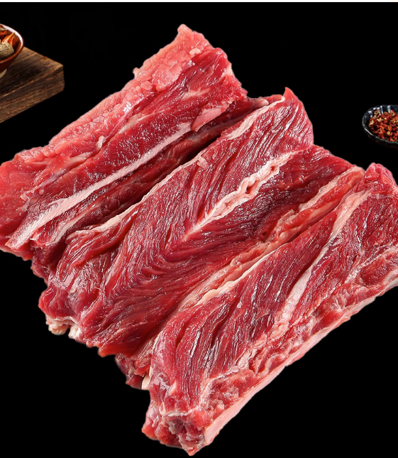 牛肋条无骨 按1000克2617日元 牛肉 牛腩 每块约1500-2500克 每块大小不一样,按实际重量算钱,价格上的是大约的金额 产地墨西哥 烤串红烧都不错