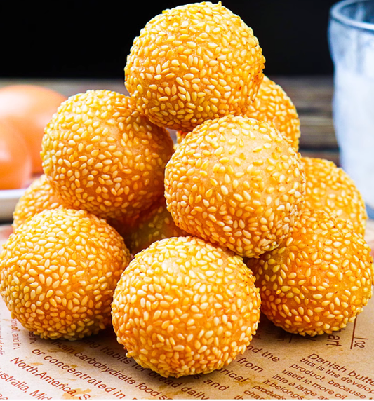 芝麻球(芝麻餡) 大 37gx20个 芝麻团