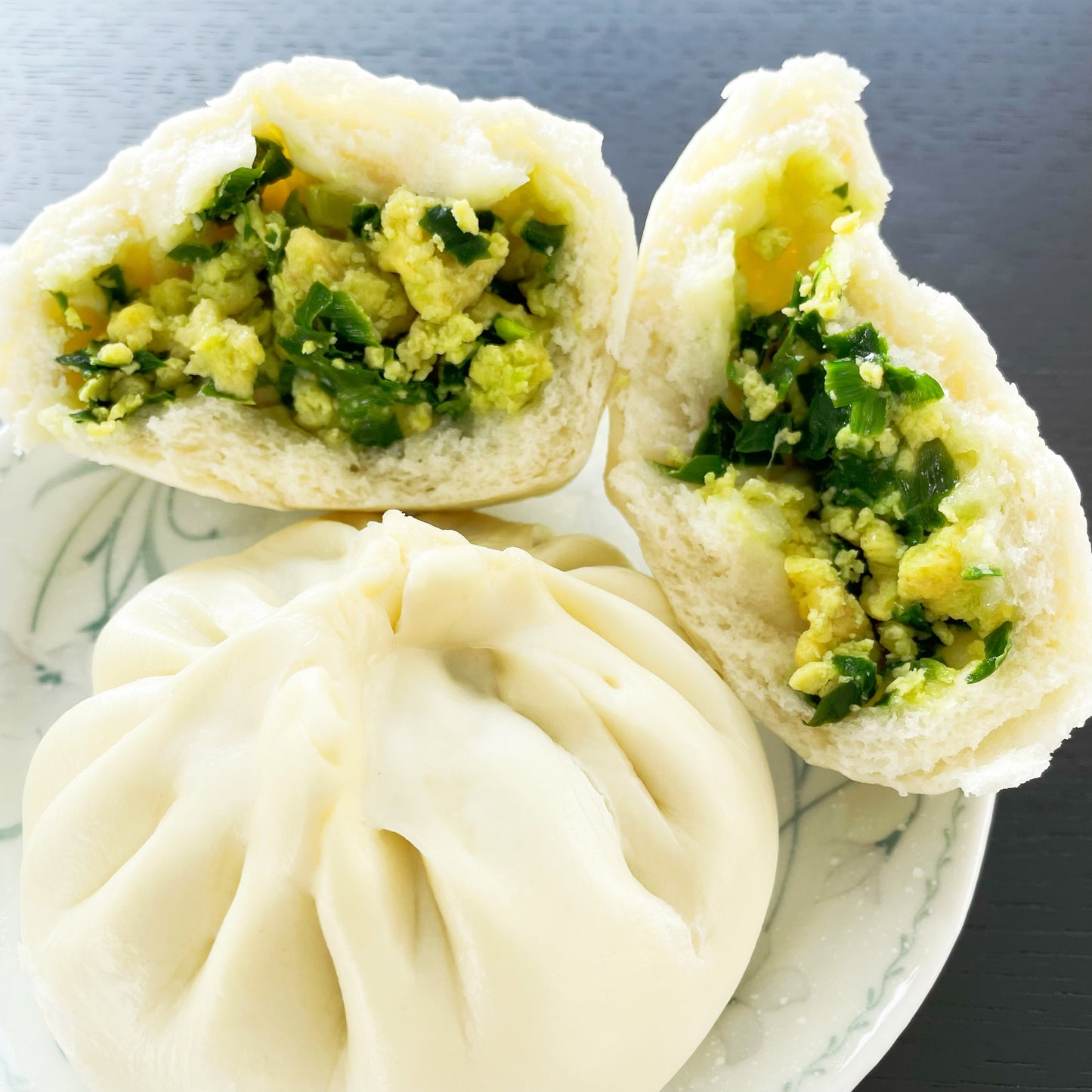 手作り韮菜鶏蛋包子(2入)300g 韭菜鸡蛋包子 新品尝鲜价535原价595