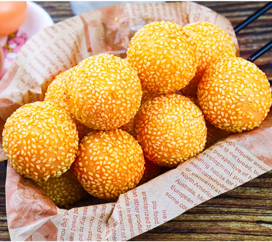 芝麻球(芝麻餡) 大 37gx20个 芝麻团