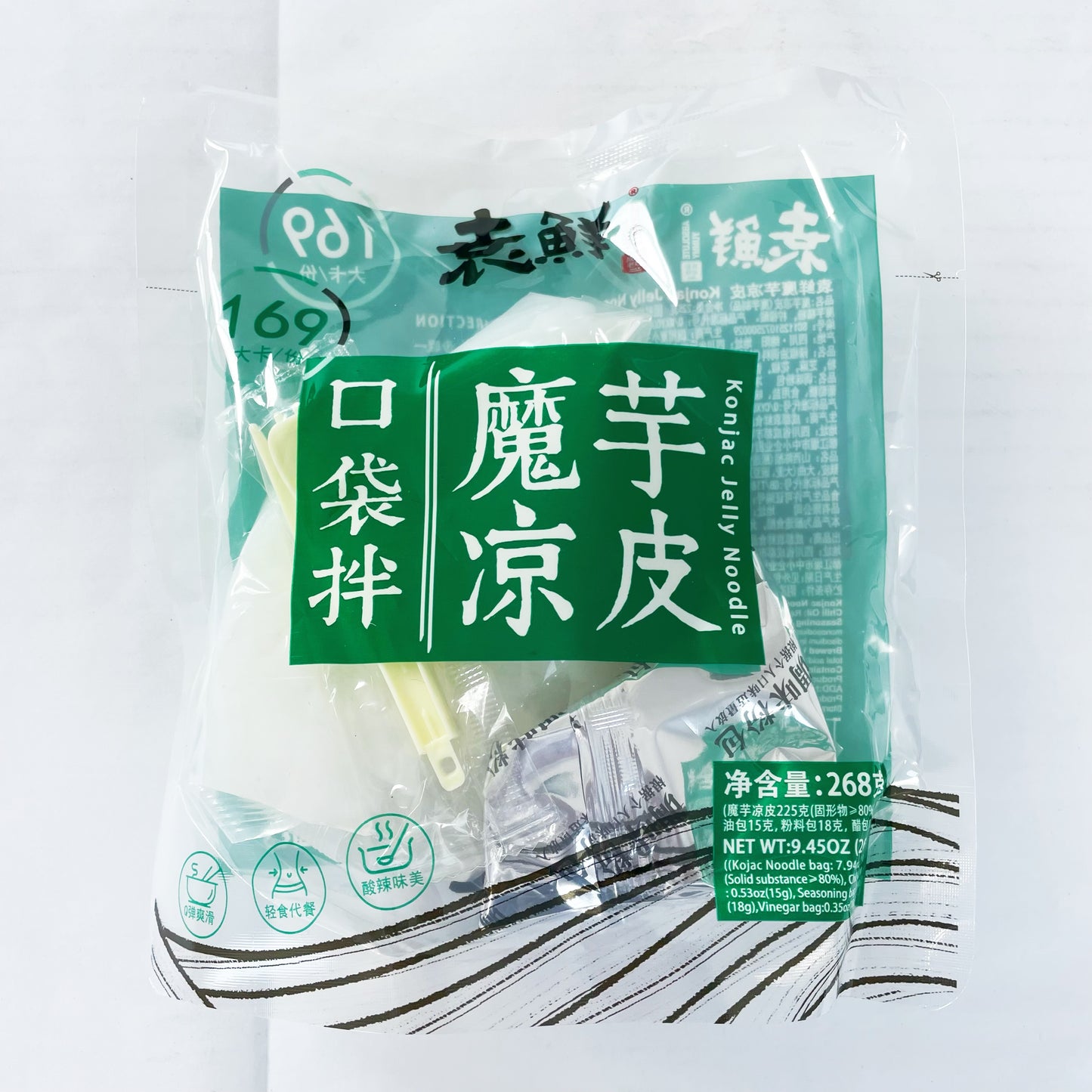 魔芋凉皮 268g 口袋凉皮