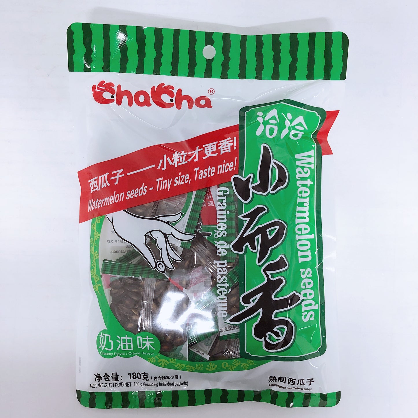 洽洽小而香西瓜子(奶油味)180g(15袋入独立小袋)