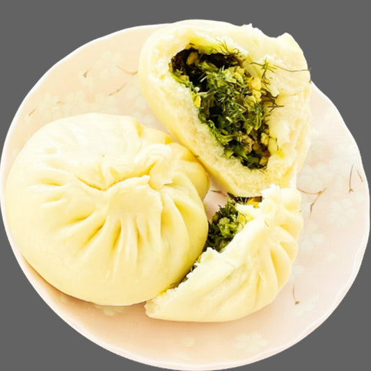 手作り茴香鶏蛋包子(2入)300g 手工制作茴香鸡蛋包子 新品尝鲜价535原价595