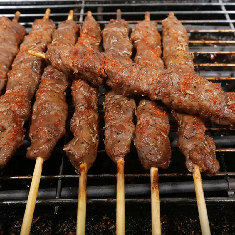 生牛肉串麻辣味10串入*3袋 总计30串