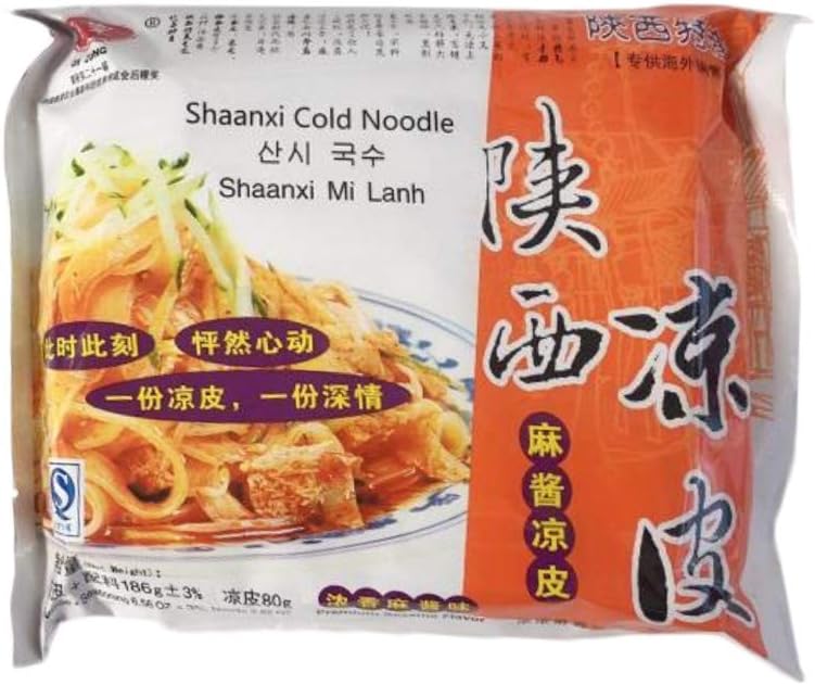 陝西凉皮麻醤味 186g*3袋 陕西凉皮麻酱味