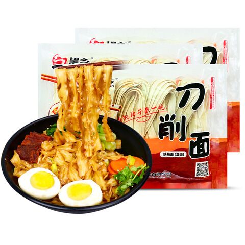 望郷牌 鮮刀削面400g 望乡鲜刀削面