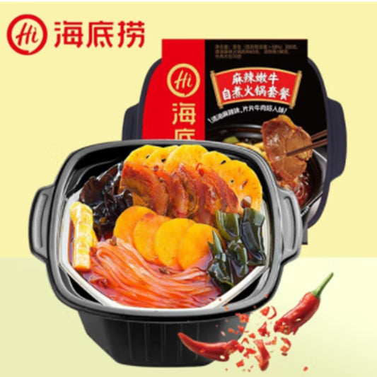 海底撈 麻辣嫩牛自煮火鍋套餐 380g 海底捞麻辣嫩牛火锅套餐