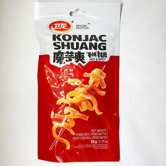 衛龍素毛肚香辣味50克(内含6小袋)+麻辣50克(内含6小袋)+酸辣50克(内含6小袋)