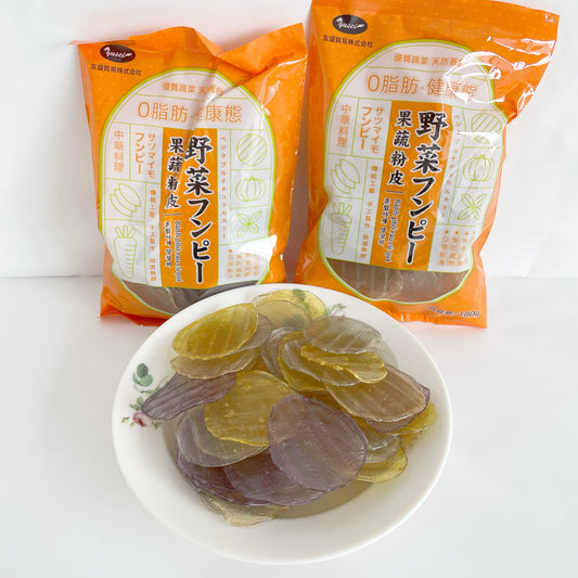 果蔬粉皮180g 红薯粉皮+紫薯粉皮+南瓜粉皮+胡萝卜粉皮