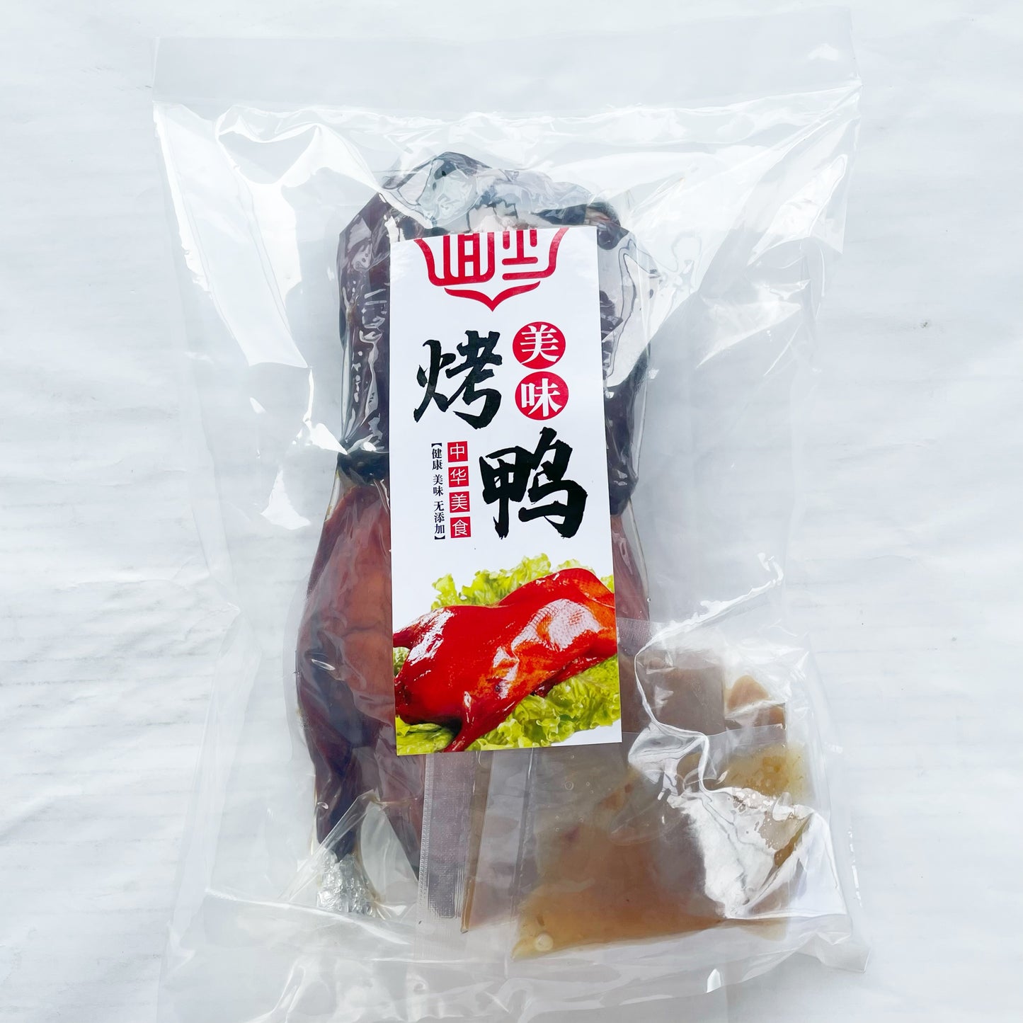 每周五现烤现烤 需提前预定 广式烧鸭 広式焼鴨 2味のソース付き 烤鴨 広東式ローストダック 未カット まるごと1羽 日本国内加工 賞味期限7日間
