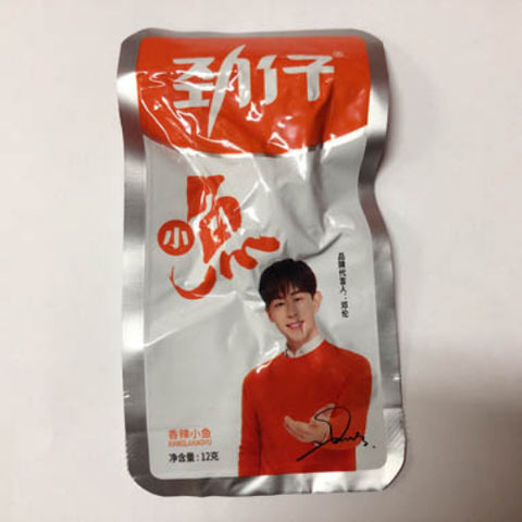勁仔 小魚(麻辣)12g*20袋整盒 劲仔小鱼麻辣味