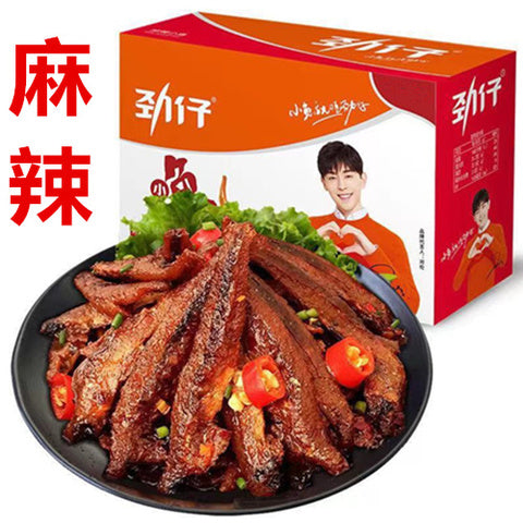勁仔 小魚(麻辣)12g*10袋 劲仔小鱼麻辣味