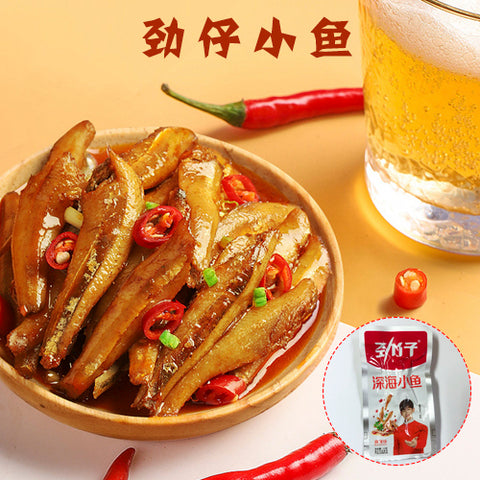 勁仔 小魚(麻辣)12g*20袋整盒 劲仔小鱼麻辣味