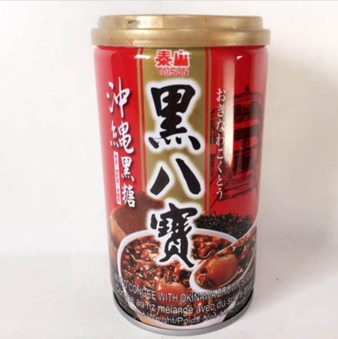 泰山黒八宝粥340g*24罐整箱 泰山黑八宝粥