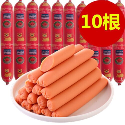 火腿肠 豚肉ソーセージ 紅色火腿腸 90g