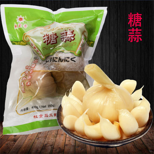 郷里香 糖蒜 香酢味 400g 糖醋蒜