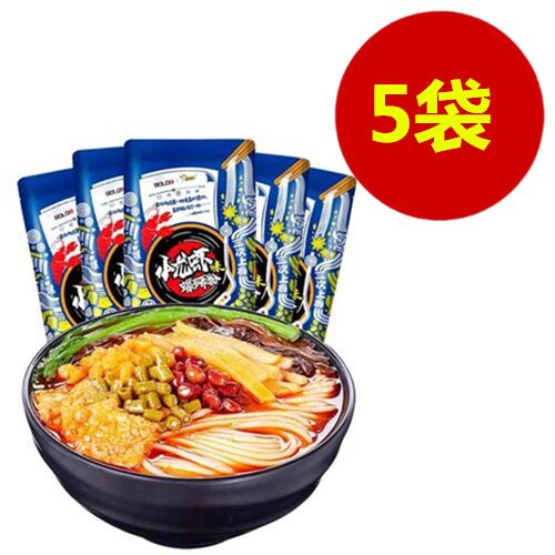 好歓螺 小龍蝦味螺師粉320g*5袋 好欢螺小龙虾味螺蛳粉