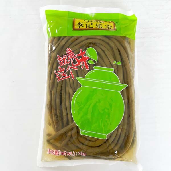 李記 泡豇豆1KG 李记泡豇豆特价605原价672 酸豆角 腌豆角