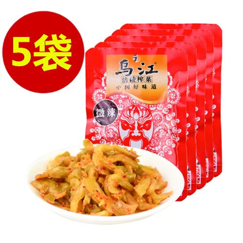 烏江 搾菜 80g 微辣 乌江榨菜微辣