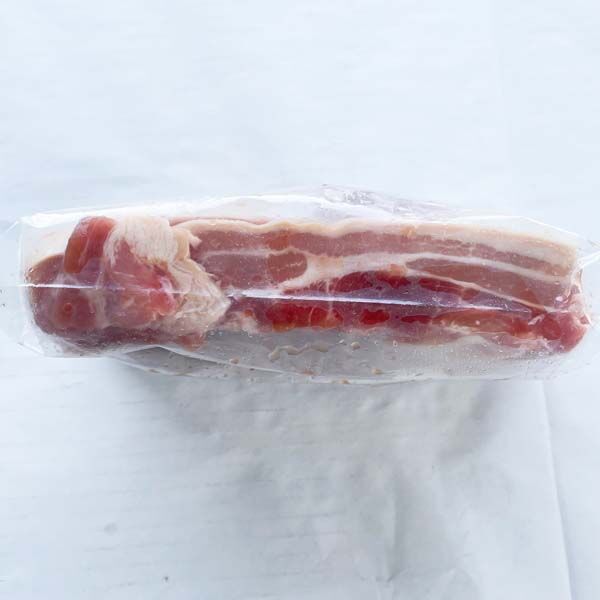 帯皮豚肉 1kg 西班牙 欧美产 带皮猪肉 五花肉 生猪肉