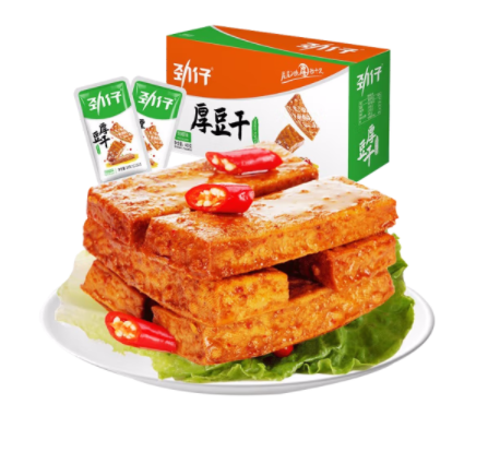 勁仔 厚豆干(泡椒)20g*20袋 整箱劲仔豆干