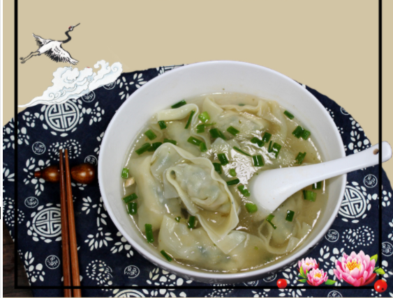 手工制作茴香雲呑18g*12枚入 茴香云吞手工馄饨 大云呑