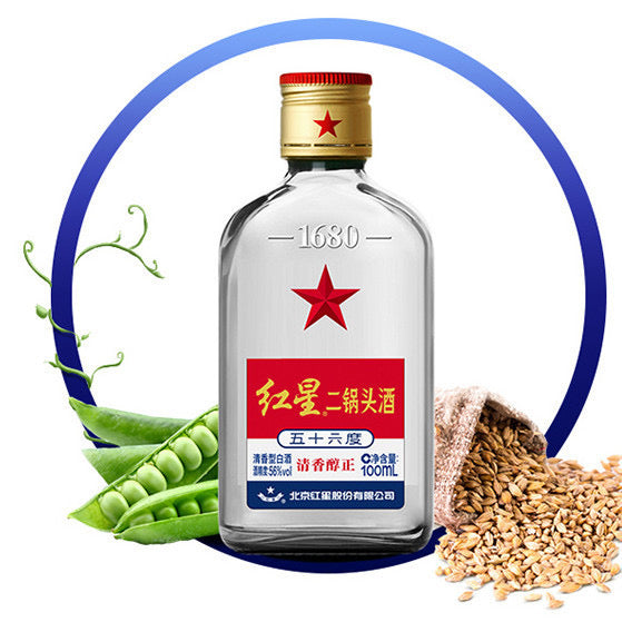 紅星 二鍋頭(56度) 100ml 红星二锅头