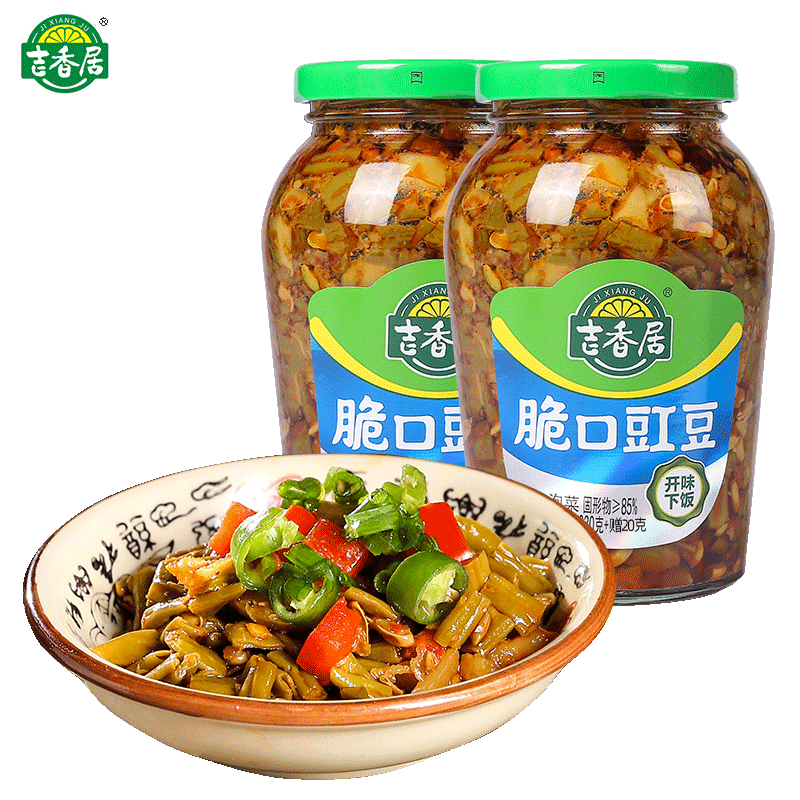 吉香居脆口豇豆(瓶装) 酸豆角