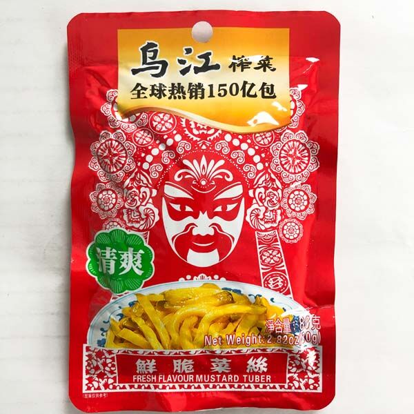 烏江 鮮脆榨菜絲(清爽) 80g