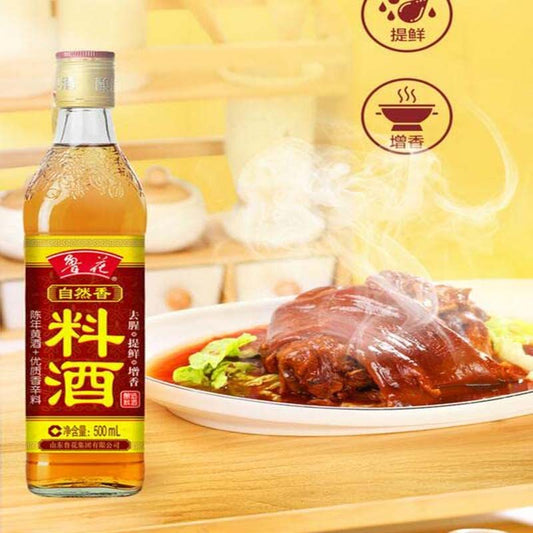 鲁花料酒 500g ガラス瓶 魯花