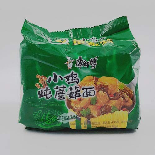 康師傅 方便面 小鶏燉麿菇 5連包 康师傅小鸡炖蘑菇