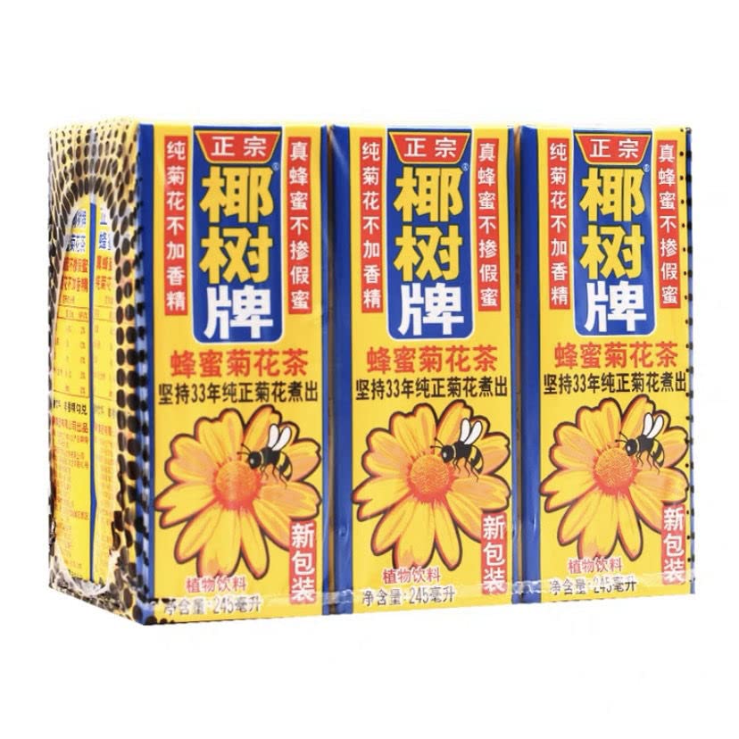 预售5-10天发货 椰树 蜂蜜菊花茶 245ml
