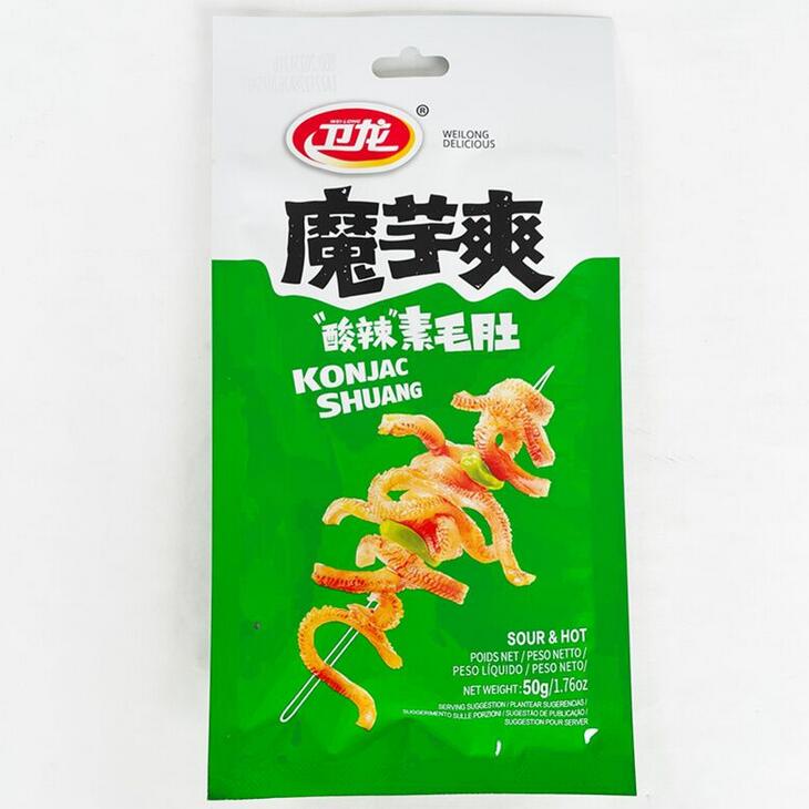 衛龍 素毛肚 香辣or麻辣or酸辣 50g 卫龙 素毛肚 魔芋爽