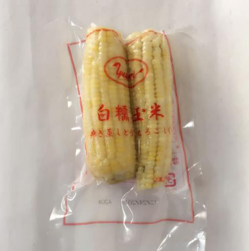 友盛 冷凍 白玉米棒 (2个入) 糯玉米 白玉米 黏玉米 东北黏玉米(非真空包装)糯苞米