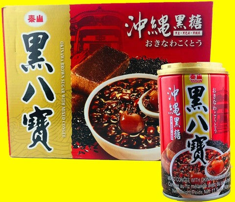 泰山黒八宝粥340g 泰山黑八宝粥台湾产