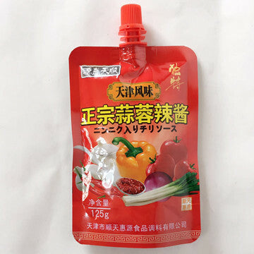 天津蒜蓉辣醤 袋装 125g 天津蒜蓉辣酱
